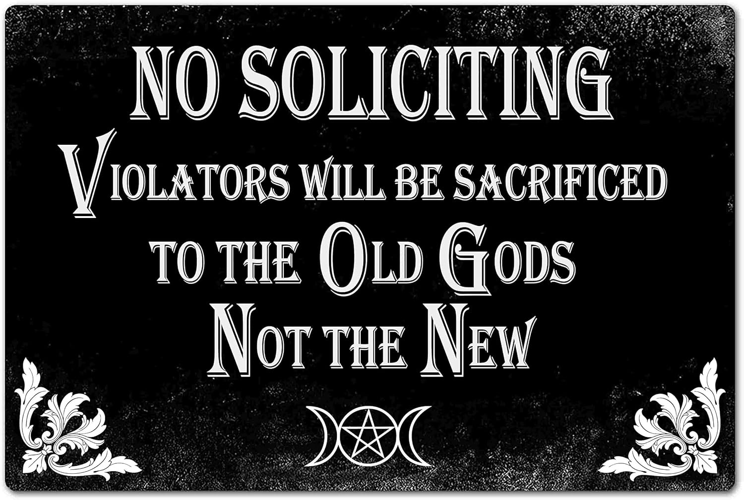 Funny Dark Humor No Soliciting Sign Review