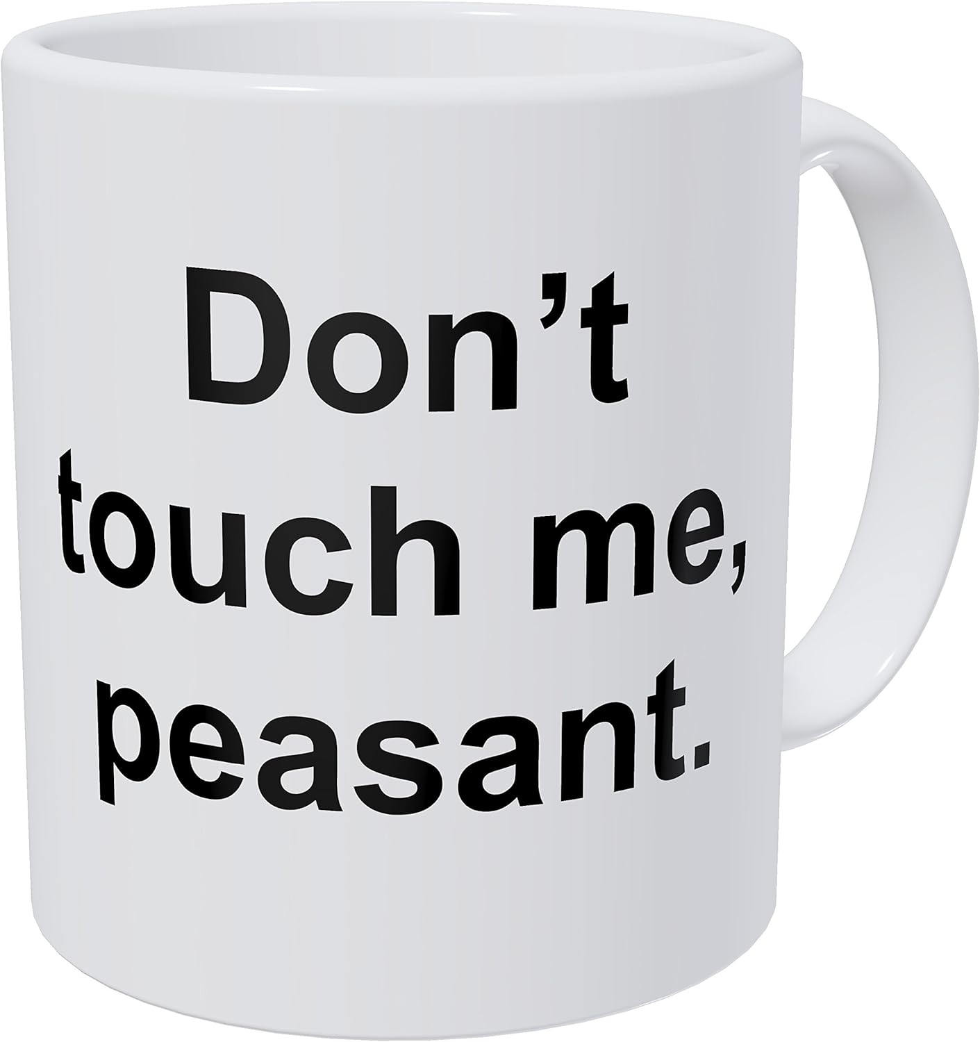 Wampumtuk Don’t Touch Me Peasant 11 Ounces Funny Coffee Mug Review