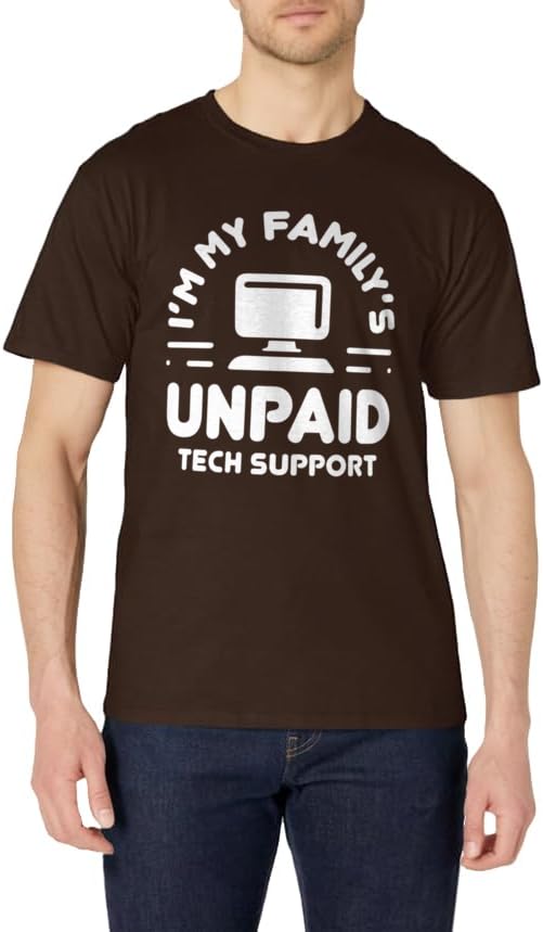 I’m My Family’s Unpaid Tech Support Funny Computer Engineer T-Shirt Review